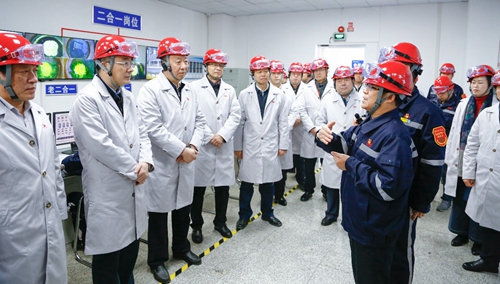 全省危化品企業(yè)安全設(shè)計(jì)診斷復(fù)核現(xiàn)場會(huì)代表參觀宜化太平洋熱電公司(圖5)