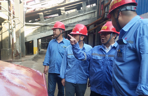 王大真深入雙環公司現場察看清潔文明生產推進情況(圖3)