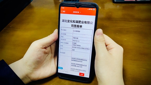 線上辦公零接觸！松滋肥業(yè)信息化在戰(zhàn)“疫”之中顯身手(圖2)