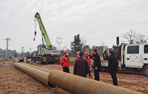 化機公司華潤供熱蒸汽管道工程項目開工!(圖1) 化機公司華潤供熱蒸汽管道工程項目開工!(圖1)