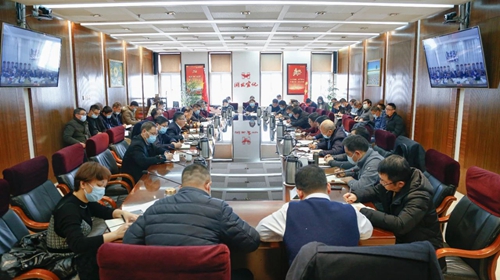 集團(tuán)召開工作碰頭會(huì)(圖1) 集團(tuán)召開工作碰頭會(huì)(圖1)