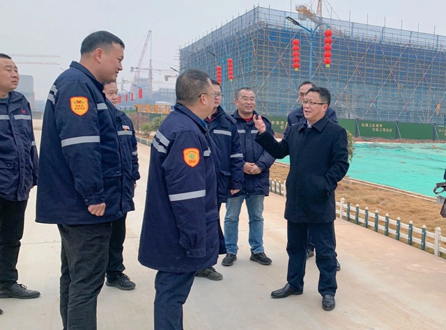 大年初一，王大真到田家河新項目和分子公司走訪慰問(圖2)