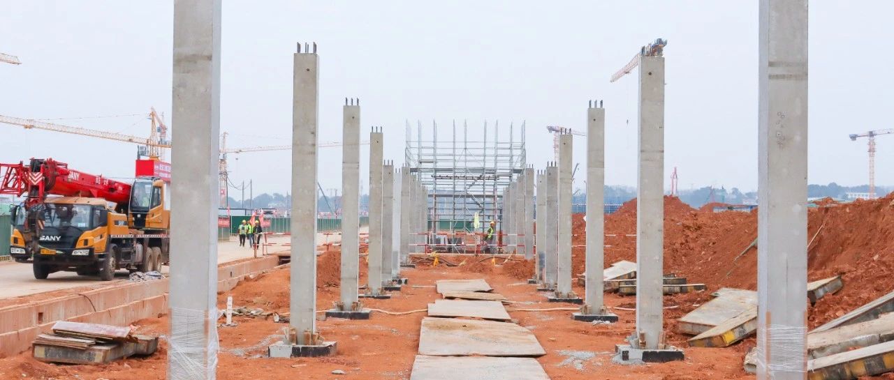 工程建設跑出加速度！磷化工項目預制管廊開始安裝